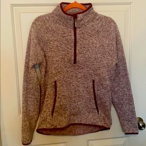 Never been worn fleece lined purple sweater